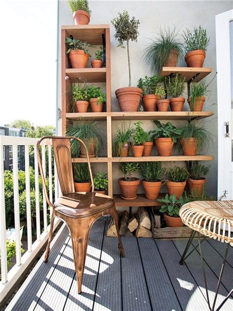 How To Use Colorful Plant Stands On Your Balcony