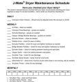 Dryer Maintenance Checklist