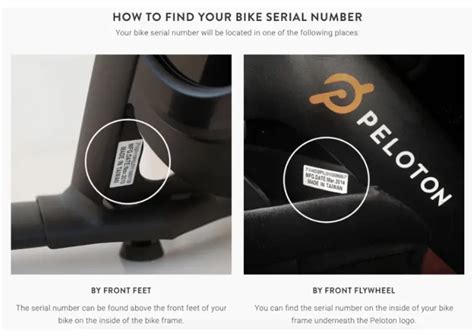 Peloton Serial Number